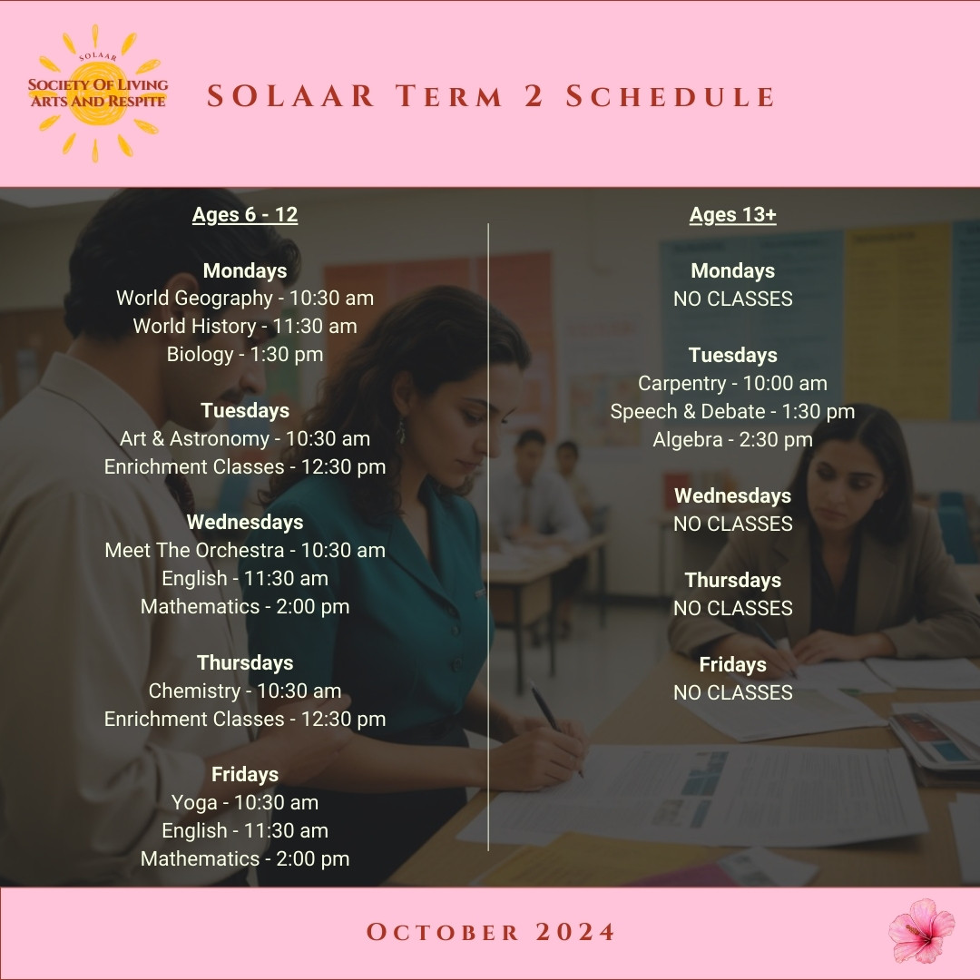 Tern 2 Schedule